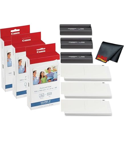 Amazon | 互換 Canon Selphy CP1300 インクと用紙 キヤノンフォト